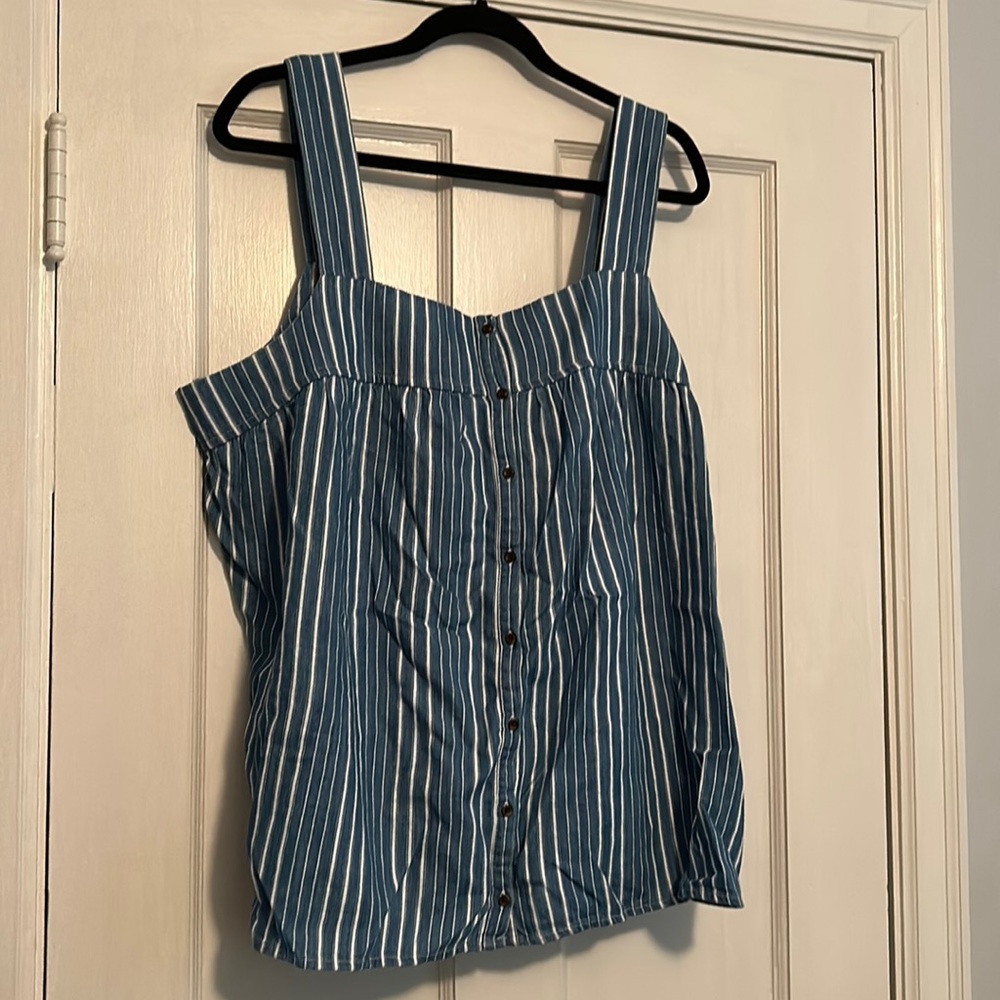 Denim tank top